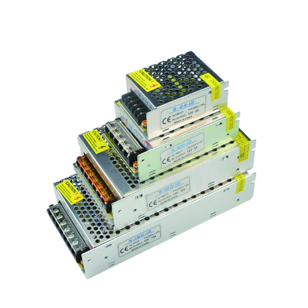 24V Aluminum Body Transformer DC24V Led power supply 25W 40W 70W 120W 240W 360W 480W 600W AC110V/220V imput led power switch