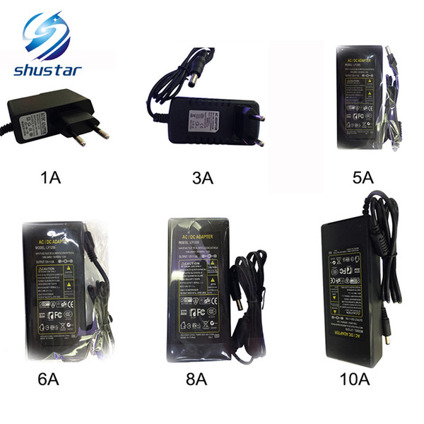 1A 2A 3A 5A 6A 8A 10A light transformer AC110V-240V to DC12V power supply adapter use for led strip 3528 5050