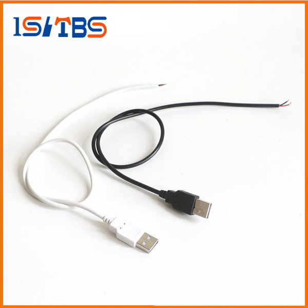 SMD 5730 5630 5050 3528 3014 2835 Single Color Flexible LED Strip light DIY USB Connect Cable 50cm 100cm 2Pin Wire USB Connector