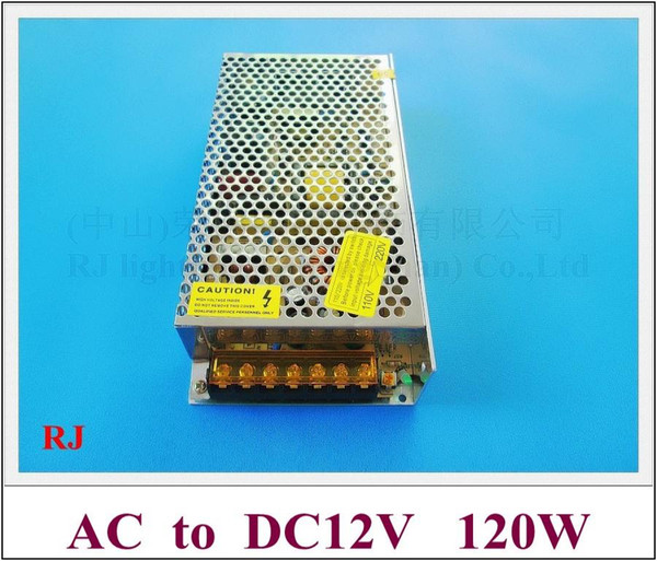 input AC110V / AC120V / AC220V / AC240V output DC12V 120W 10A LED switch power supply LED driver switching power supply CE 120W