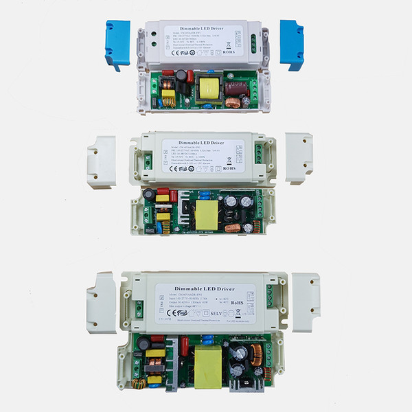 5-70W 100-277V 0-10V/1-10V Dimming Led Driver Dimmable Isolated Power Supply Terminal Block Constant Current 300-500-600-700-1A-1200-1500mA