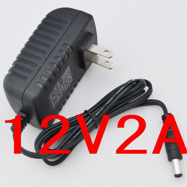 12V2A 5.5X2.1-2.5mm New AC 100V-240V Converter power Adapter DC 12V 2A Power Supply EU Plug DC Free shipping