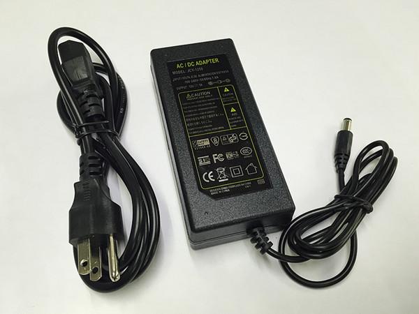 Power Adaptor AC110V-240V Transformers Power Supply For LED Strips DC12V 5A Max 60 Watt Max US Plug (or UK Plug EU Plug)