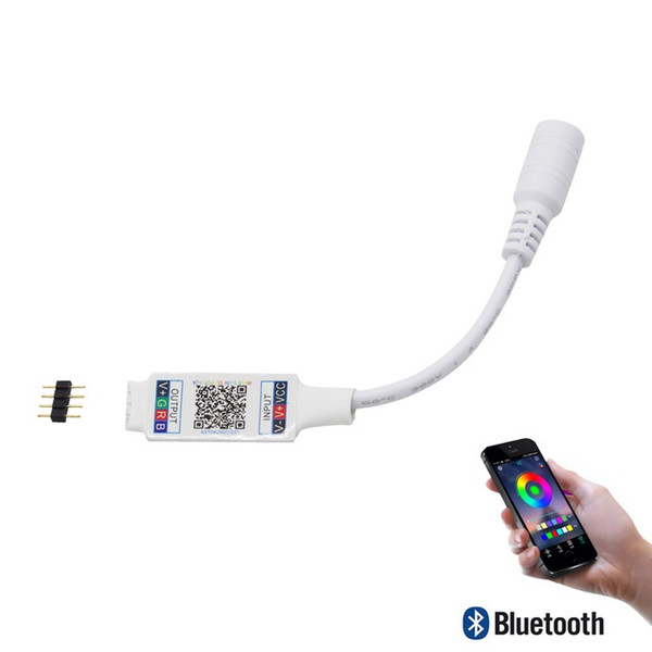 WiFi Bluetooth Music RGB Controller DC5-24V Mini Smart Light Strip Controller Dimmer For 5050 3528 RGB LED Strip Tape