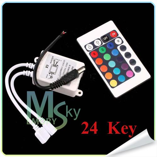 RGB Controller 3528 5050 LED Strip light 24/44 Keys IR Remote Controller for RGB SMD string Lights 12V 000078