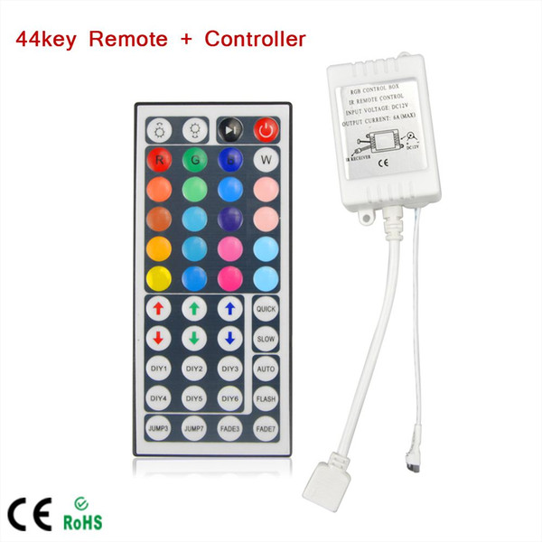 1pcs 12V 44Key IR Remote Controller for SMD 3528 5050 RGB LED Strip Lights Mini Control Colors dimmer