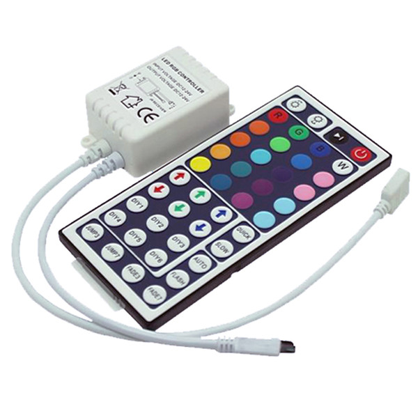 DC12V Input IR Remote Control 44 Key RGB Controller for LED Strip Light of Multi-Color Mode Shifting