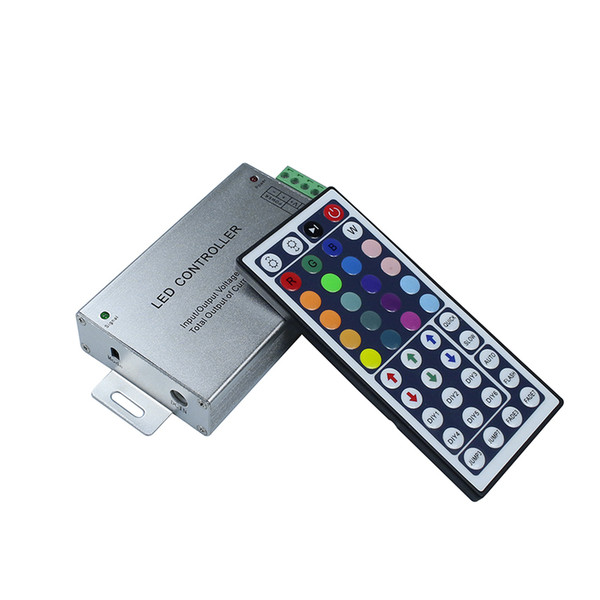 RGB LED Controller with 44 keys Remote controller for SMD5050/3528 RGB Led Strip Light DC12V~24V 12A 24A 288W