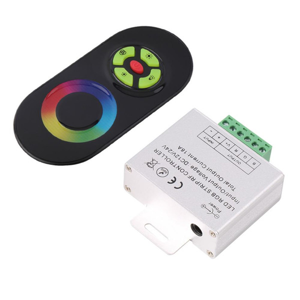 Wireless RF SMD 5050/3528 RGB led strip light Touch Dimmer Remotely Controller, DC strips remote control for RGB LED Strip Light