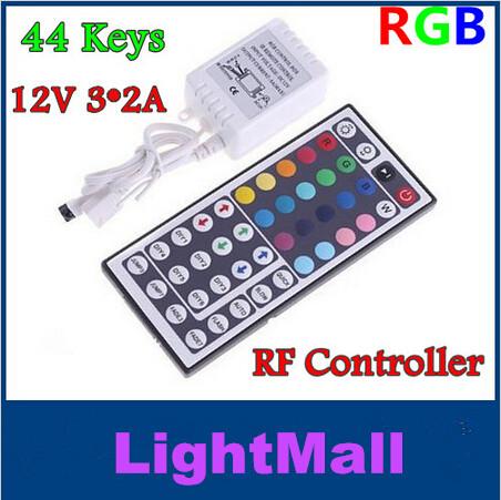 Cheap new 12V 3*2 A 44 Keys LED Controller IR Remote controller for RGB LED Strip Light 3528 SMD 5050 SMD