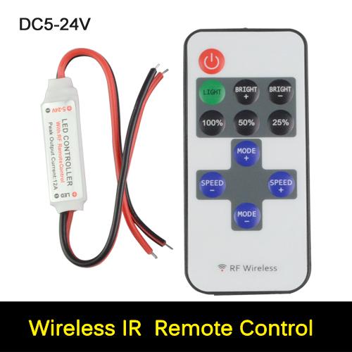 DC5-24V 10 Keys LED Strip Wireless Controller Remote Control For Single Color 5050 3528 5630 5730 3014 Led Strip Light