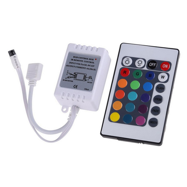 24/44 Key DC12V 6A IR Infrared Music Remote RGB Controller Dimmer Sound Control for LED Strip Light