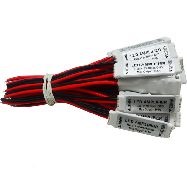 DC12V 3*4A 144W Mini Portable RGB LED Strip Amplifier Repeater For LED Strip RGB SMD 5050/2835/3528/5730/5630/3014