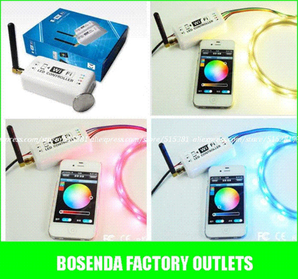 Mi.light Wifi RGB LED controller WIFI370,for Iphone,Ipad,Android phone 2.3Version IOS system,DC7.5-24V, 4*3A RGB Controlers