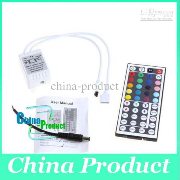 Best Price LED IR Remote Control Receiver Controller 44 Key 12V For RGB LED Strip Light 000079 50pcs