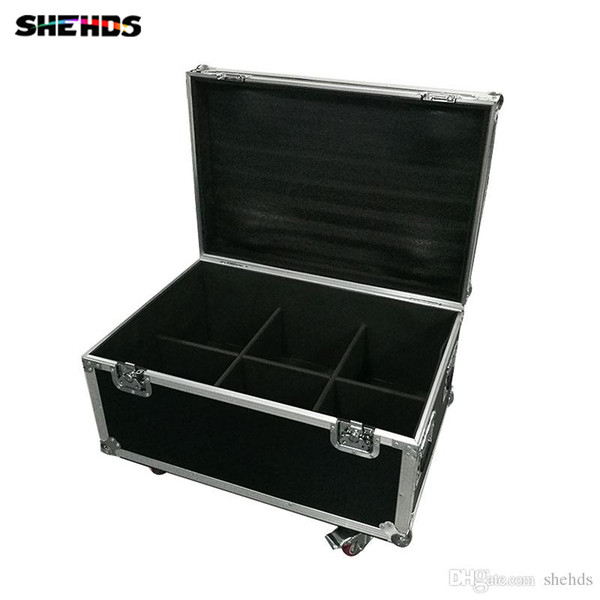 FlightCase with 2/4/6/8pcs LED Par Can C0B 100W Warm White Lighting LED Beam party lights, SHEHDS Stage Lighting