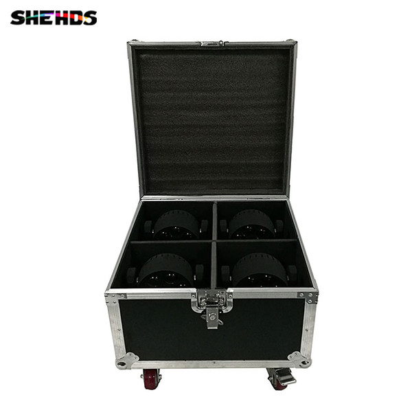 Flight case with 8 pieces LED Beam+Wash 6x15W RGBW 4IN1 Bees Eyes LED Moving Head Light With Excellent Pragrams 11/14 Channels