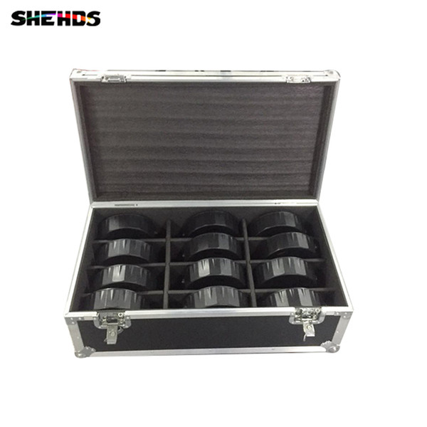 FlightCase with 6/8/10/12/16pcs LED Flat Par 9x10W+30W RGB Lighting LED Beam party lights, SHEHDS Stage Lighting