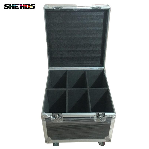 FlightCase with 2/4/6/8pcs LED Wash 5x18W RGBWA+UV Moving Head Lighting LED Beam party lights, SHEHDS Stage Lighting