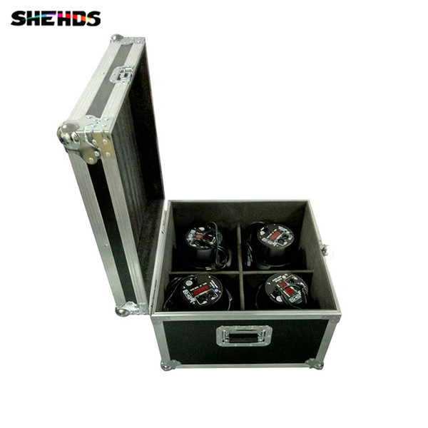 FlightCase with 4/6/8pcs LED Par Can 18x15W RGBWA Lighting LED Beam party lights, SHEHDS Stage Lighting