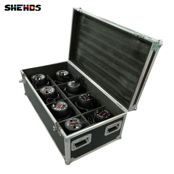 Flight Case with 4//6/8 pieces LED Par Can 18x12W RGBW Lighting 4IN1 LED Stage Lighting for Disco KTV Party Fast Shipping