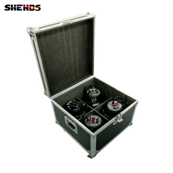 Flight case with 4/6/8pcs LED Par Can 12x18W RGBWA+UV Lighting DMX512 Stage Light effect For Event KTV Disco Party Nightclub 10 DMX Channels