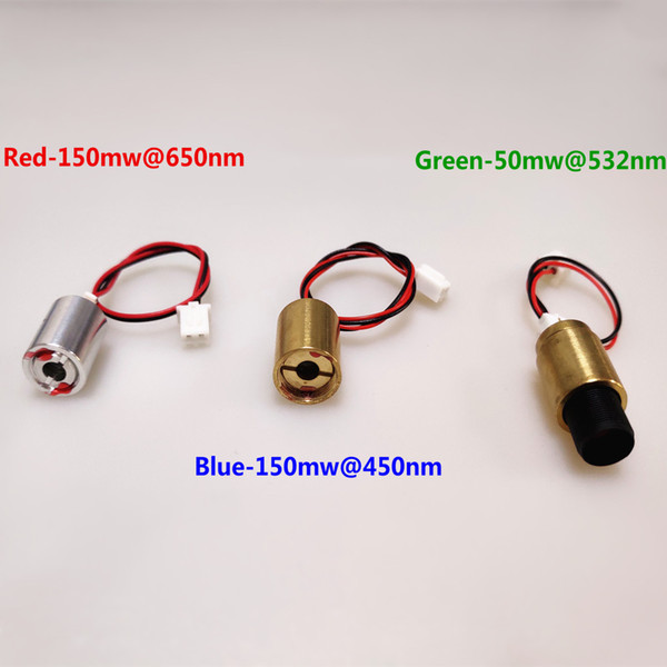 AUCD Red 150mW@650nm Green 50mW@532nm Blue 150mW@450nm for SL Style Z Style Mini Projecter Stage Lighting Show System Parts - Laser Diode