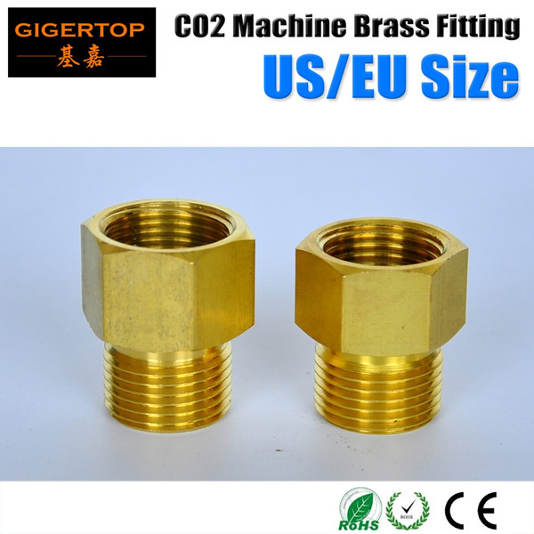 Co2 Jet Machine Spare Parts High Pressure Gas Hose Co2 Brass Fitting Connector Big/Small 21.4mm/20mm Diameter CE