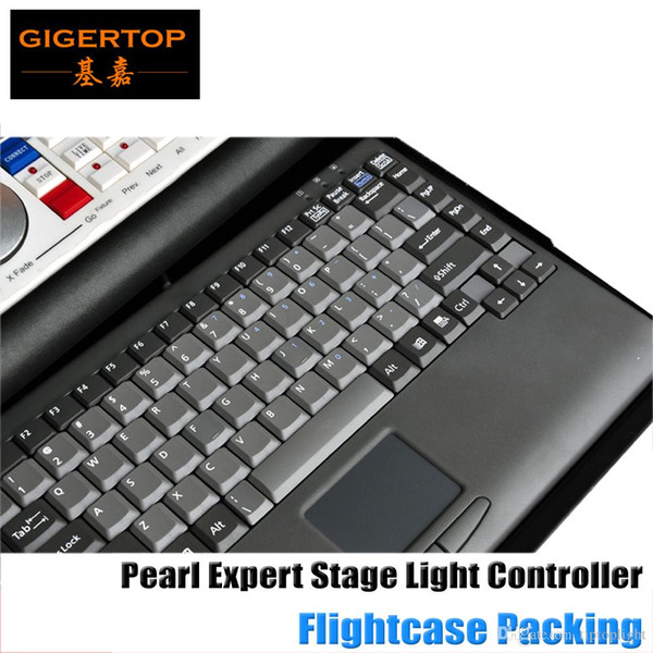 TIPTOP Pearl Expert Stage Light Controller Dual Control System Titan+Pearl Console 4 Way Independent DMX512 Out Flightcase Pack Led Stage