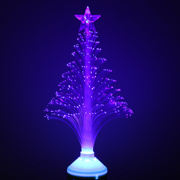 Wholesale-Tanbaby 3W E27 Blue color Optical fiber Christmas Tree mini led stage light for home entertainment AC85-265V decoration