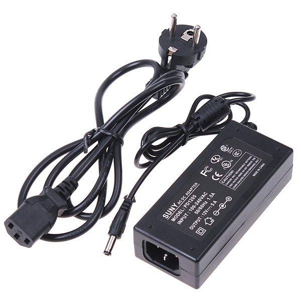 Wholesale-12V 5A 60W Switching Mode Power Supply Power Adapter With 1.2 Meter Cable AC 100-240V input for 3528 5050 5630 LED light strip