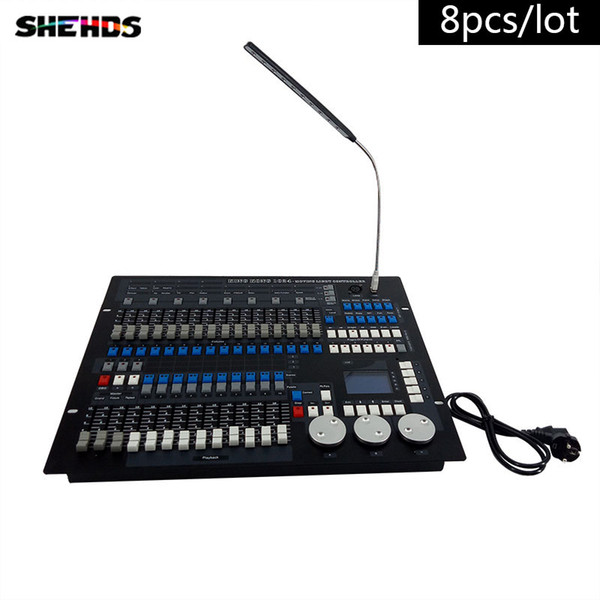 8PCS/LOT 1024 Channels DMX512 DMX Controller Console DJ Disco Equipment DMX Lighting Consoles Professional Stage Lights Control Equipment