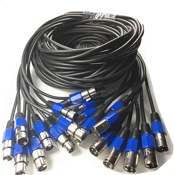 10PCS/Lots High Quality 3-PIN DMX signal Cable (1M,2M,3M,4M,5M) LED PAR stage lights dmx Line dj equipment