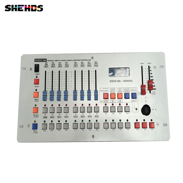 Free shipping NEW 240 DMX Controller Stage Lighting DJ equipment DMX Console for LED Par Moving Head Spotlights DJ Controller