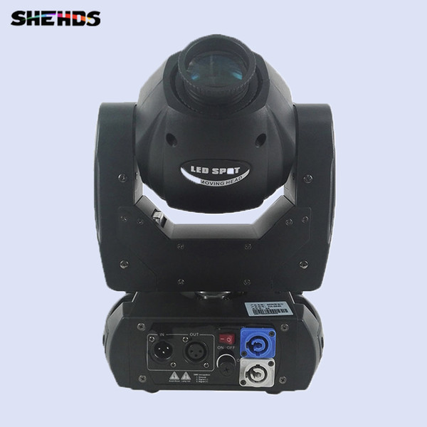 New 60W Led Spot Light Gobos Mini Spot 60W 3-facet Glass Prism DMX 12 Channels Professional Led Stage Lights DJ Spot SHEHDS