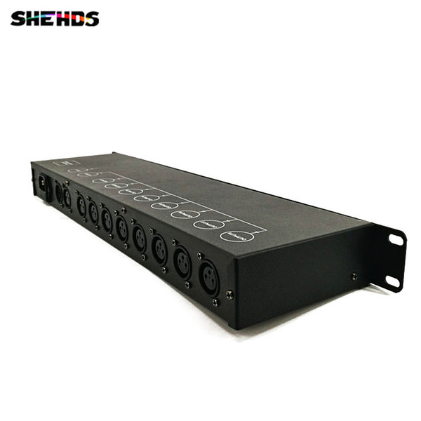 Stage Light Controller DMX512 Splitter Light Signal Amplifier Splitter 8 way DMX Distributor for stage EquipmentDMX Stage