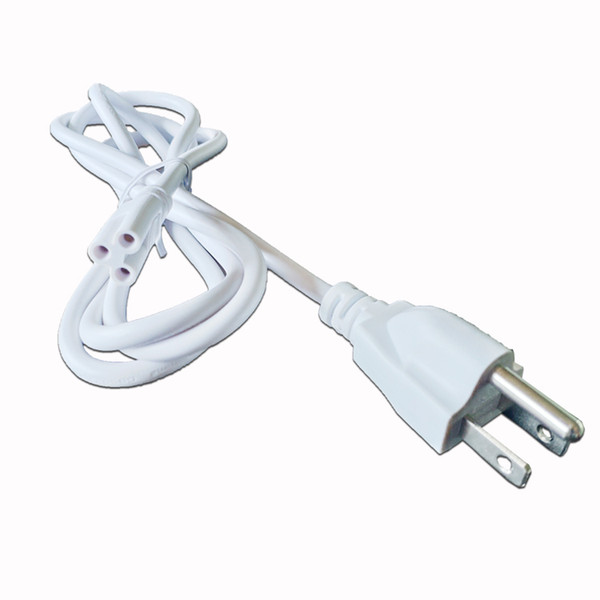 1.5M T4 T5 T8 Tube Connector Cable Cord Double End 3 Pin Standard Connector White Cable Extender