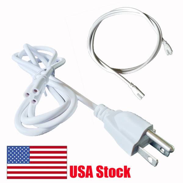 LED Tube Cable Wire Plug Lamp connecting power Link Wire Connecting cable 30cm 100cm 180cm extension cord