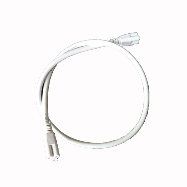 corded tube light 3pin connector power plug cords T5 T8 integrated tube lighting connector extension power 2 pin plug