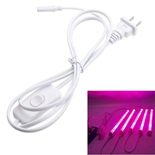 T8 T5 led tubes Extension Cord cable 300v 0.824MM2 4ft 5ft 6ft power cords with switch US Plug for integrated led tube