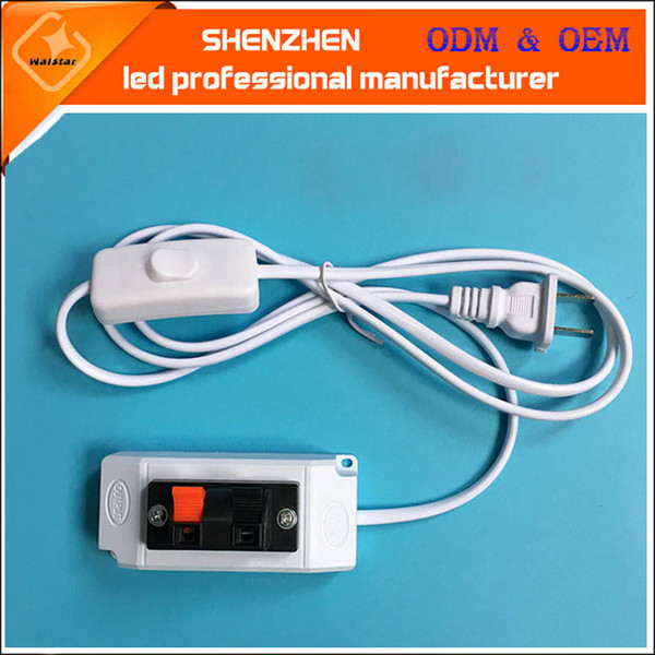 new Switch LED lamp lighting test line aging wiring clamp power line test bright wire clip