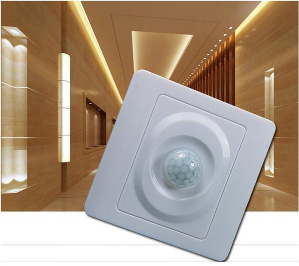 2pcs/lot 86mm square led light and energy saving light or Incandescent lights PC sensor switch