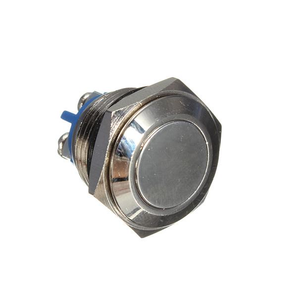 16mm Anti-Vandal Momentary Stainless Steel Push button Switch With Screw High Quality order<$18no track