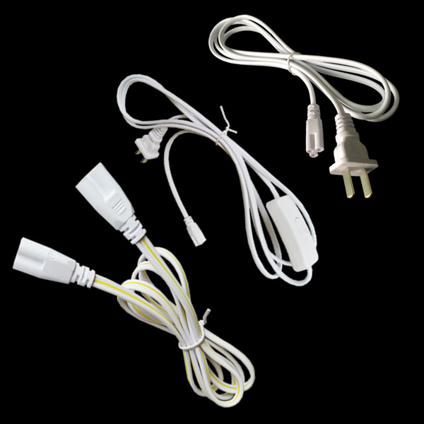 59 inch 5ft Extension Cord With Switch ON/OFF For Integrated T5 T8 Led Tube Power Cable With US Plug