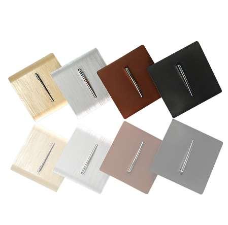 Free Shipping, Kempinski Luxury Wall Switch Panel, 1 Gang 1 Way Light Switch, Champagne Gold Color, C31 sereis, 110~250V