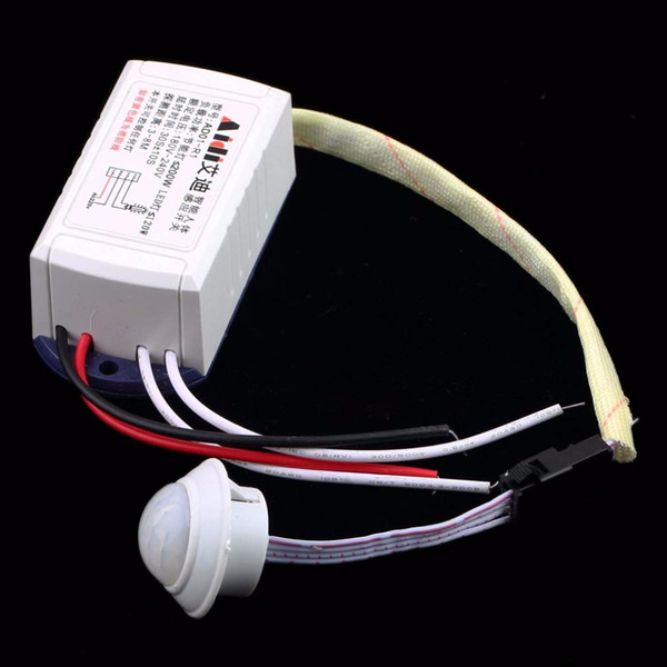 IR Infrared Module Body Sensor Intelligent Light Motion Sensing Switch High Quality 200W 220V Body Sensor Switch White