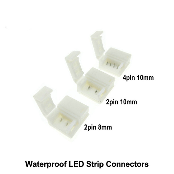 Free Welding Connector for Waterproof LED Strip 2pin 8mm / 2pin 10mm / 4pin 10mm