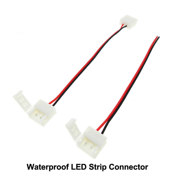 Free Welding Connector for Waterproof LED Strip 2pin 10mm