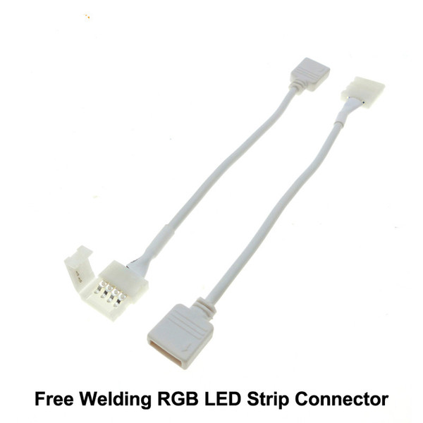 Free Welding RGB LED Strip Connector 4pin 10mm