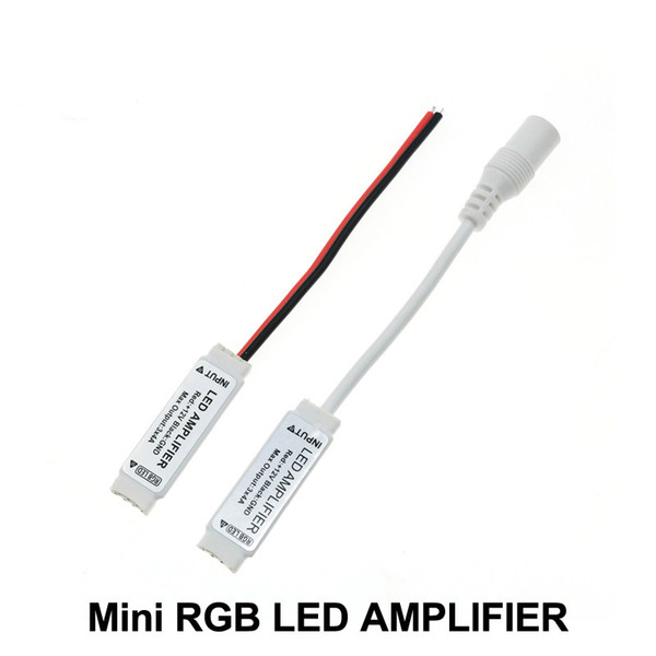 RGB LED Strip Amplifer DC12V 3*4A Mini LED Amplifier for RGB LED Strip Power Repeater Console Controller.